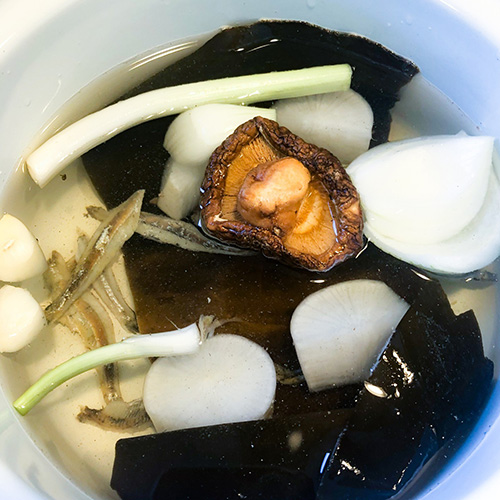 Koreaanse bouillon ingrerdiënten